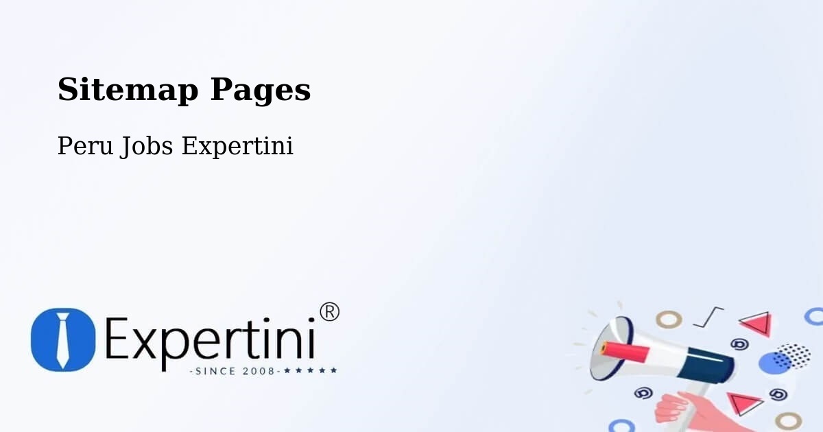 Sitemap Pages - Chota - Peru Jobs Expertini